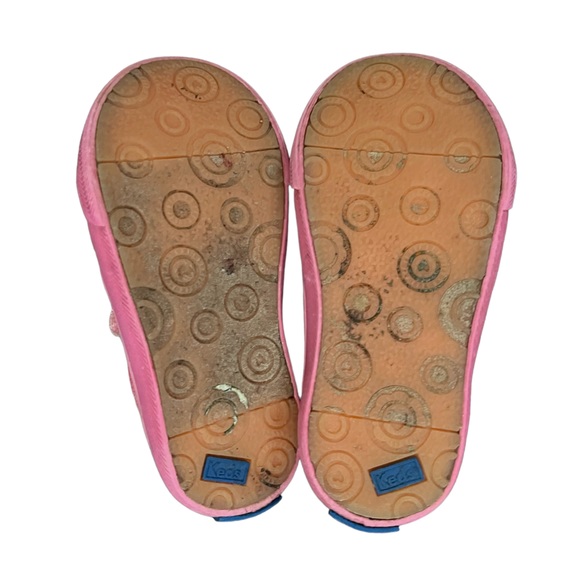 Keds Glittery Hook & Loop Sneaker, Toddler/Little Kid, Pink, Sz 6.5M - Picture 12 of 12